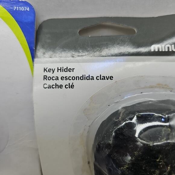 Hillman Faux Rock Key Hider•Black Durable Resin Case•2.5"W x 3.5"L•2-pk [131] - Picture 7 of 16